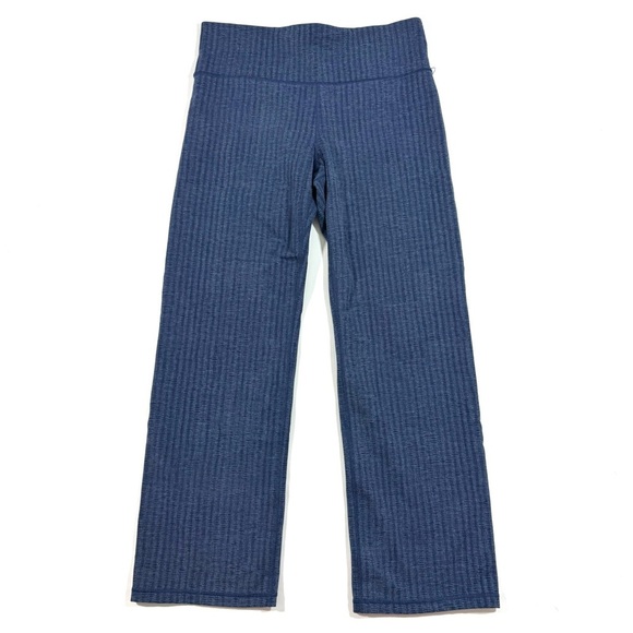 Athleta Elation Textured Straight Leg Pants Nara Shibori Blue - Picture 2 of 9